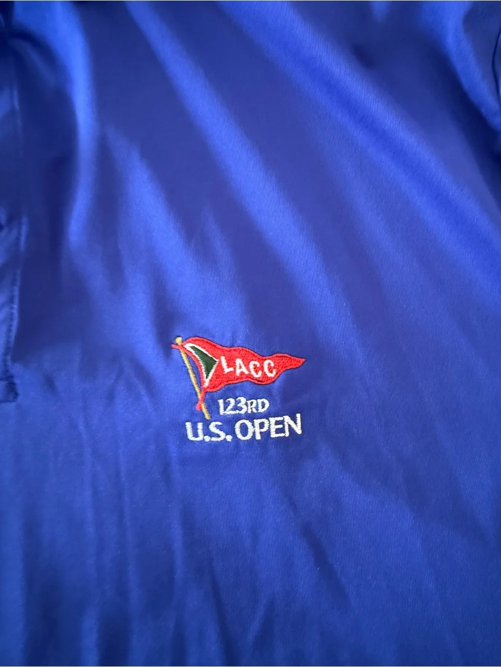 Ralph Lauren Men's Polo - Royal Blue LACC US Open
